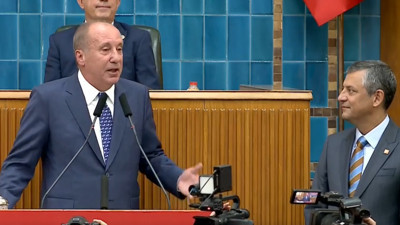 Muharrem İnce yeniden CHP'de: "Bugün buraya kişisel bir hesapla gelmedim"