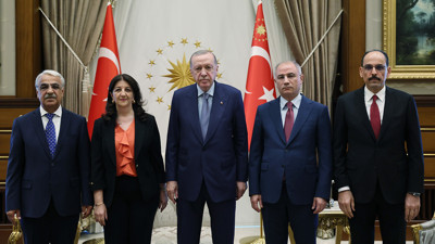 Cumhurbaşkanı Erdoğan - DEM Parti heyeti görüşmesi sona erdi! İlk açıklama geldi