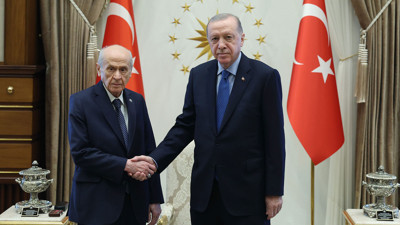 Erdoğan ve Bahçeli arasında 'Terörsüz Türkiye' görüşmesi