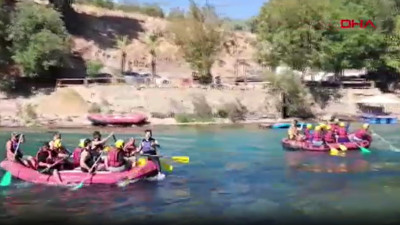 Köprüçay rafting tutkunlarının ilgi odağı oldu