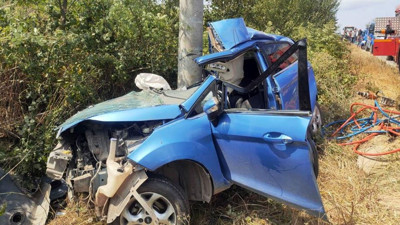 Sakarya'da korkunç kaza! 14 yaşındaki sürücü ve 10 yaşındaki kardeşi hayatını kaybetti