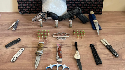 Silah kaçakçılarına eş zamanlı operasyon: 7 gözaltı