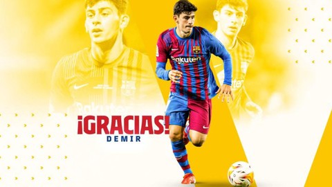 Barcelona'da Yusuf Demir ile yollar ayrıldı