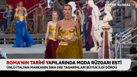 Roma’nın tarihi yapılarında moda rüzgarı esti