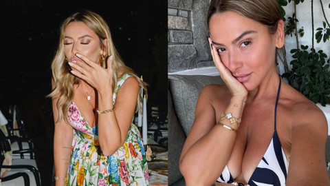 Hadise leopar desenli bikinisiyle ortalığı kasıp kavurdu!