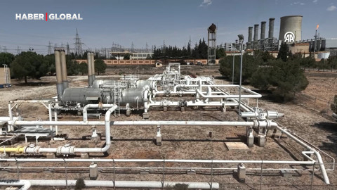 Türkiye’den Suriye’ye gaz akışı Cender santralinde başladı