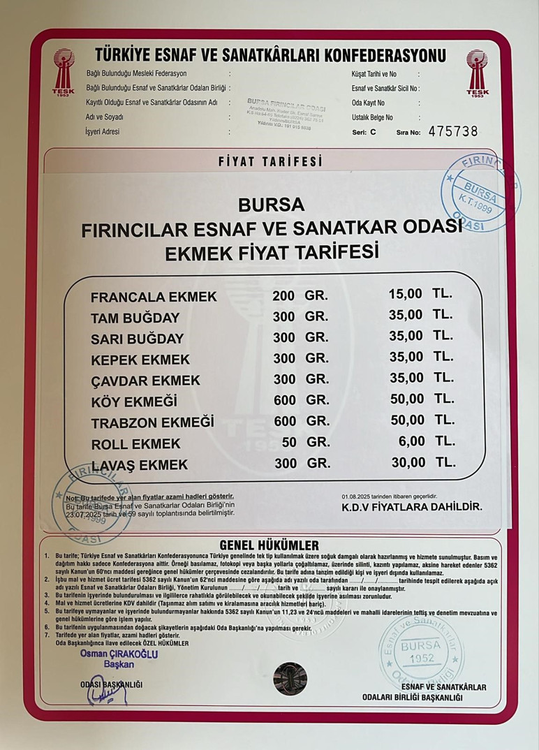 Ekmeğe gizli zam! Fiyat sabit kaldı gramaj düştü - Resim : 1