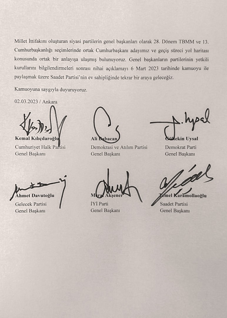 Akşener masadan ayrıldı... 6'lı masanın 12 toplantısında neler konuşuldu? - Resim : 5