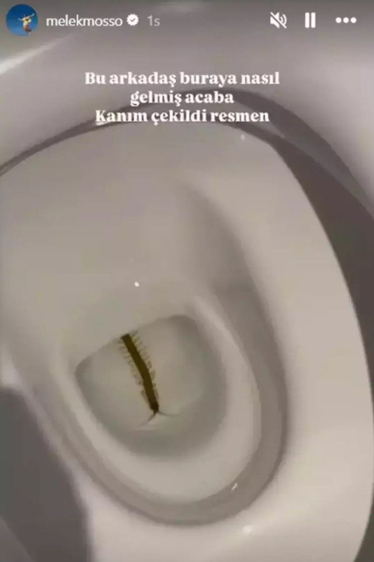 Melek Mosso'nun klozetinden çıkan şey şoke etti! "Görünce içim çekildi" - Resim : 3
