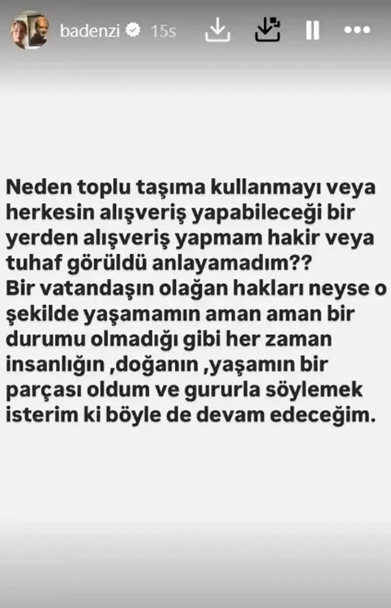 Toplu taşıma kullanmasıyla dikkat çekmişti! Bade İşçil'den tepkilere yanıt - Resim : 3