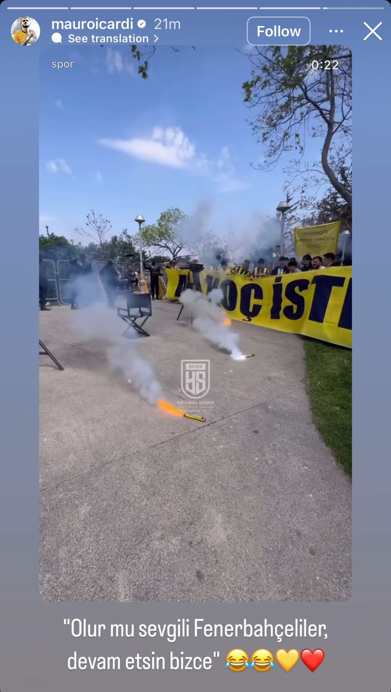 Mauro Icardi'den flaş Ali Koç paylaşımı - Resim : 1