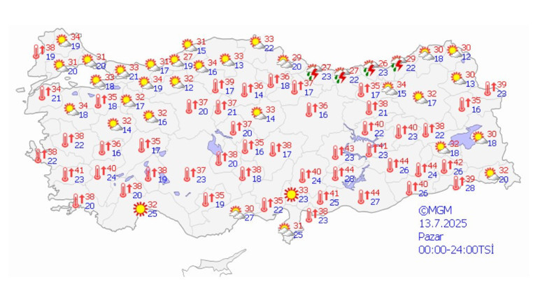 Hafta sonu hava durumu nasıl olacak? Meteoroloji bölge bölge açıkladı! - Resim : 2