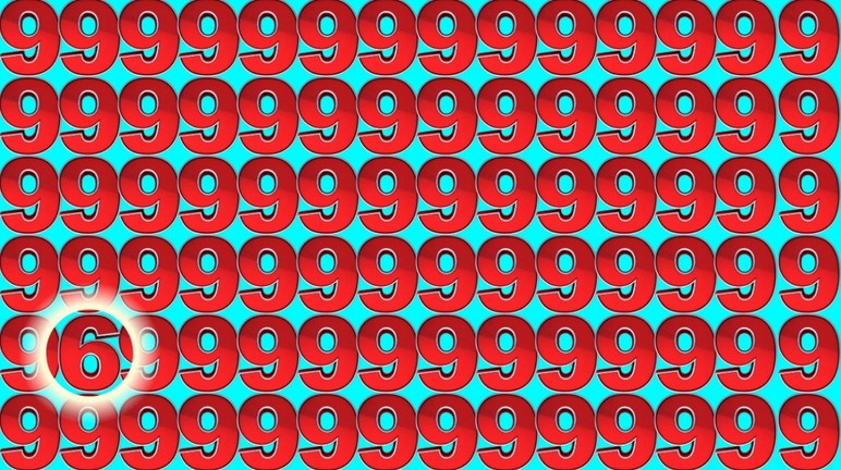 Sadece gerçek bir dahi bulabilir! Resimdeki farklı sayıyı 6 saniyede bulmak için 130 IQ gerekiyor - Resim : 5