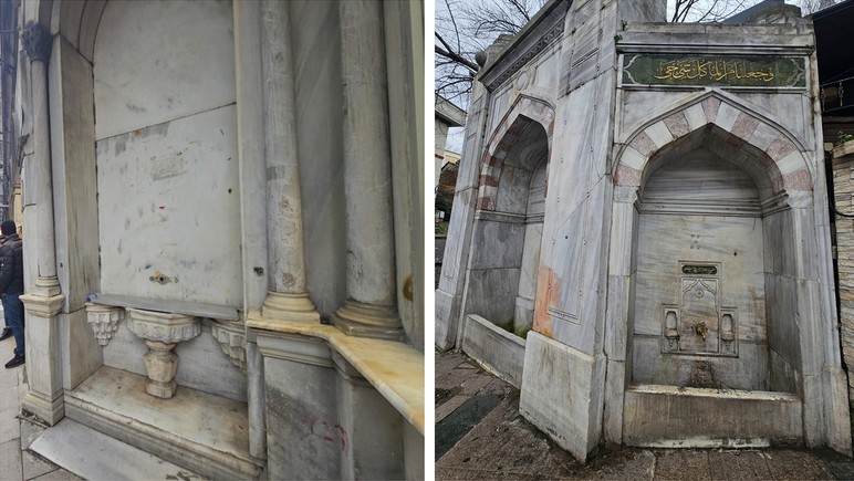 İstanbul'un tarihi sahipsiz kaldı, çeşmelerden su akmıyor - Resim : 3