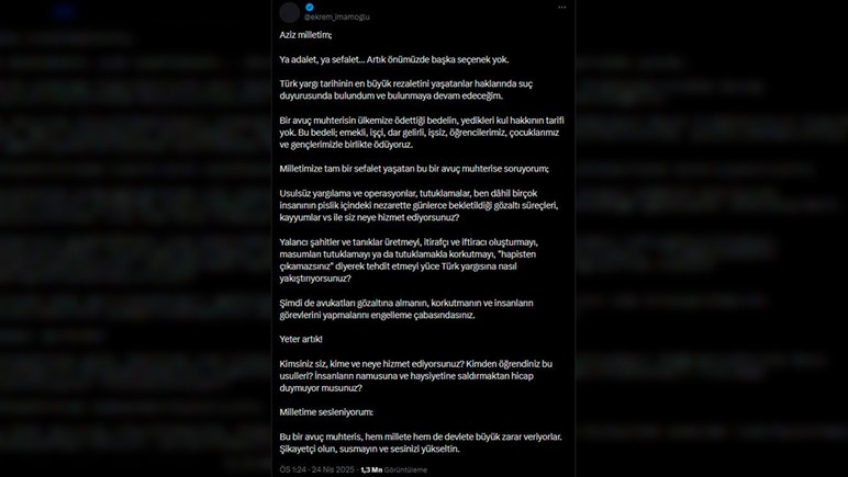 Ekrem İmamoğlu'nun Twitter (X) hesabı neden kapatıldı? - Resim : 1