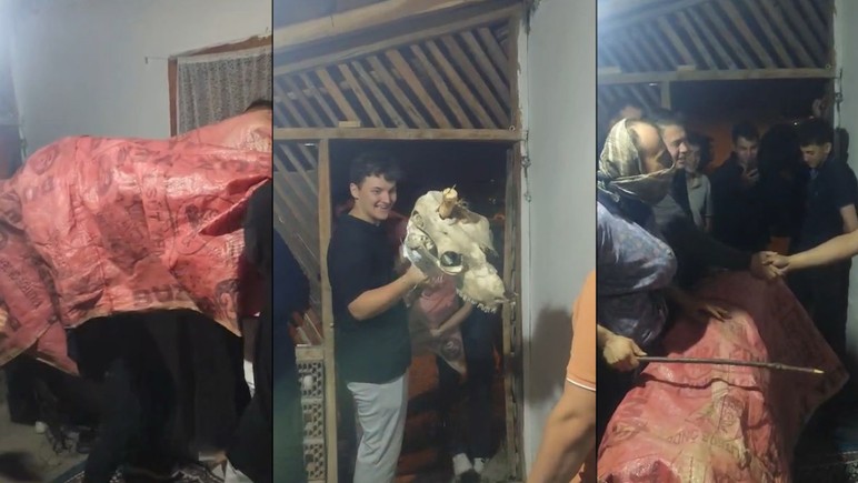 Bolu'da 100 yıllık ilginç gelenek: Kapı kapı gezip bunu yapıyorlar - Resim : 1