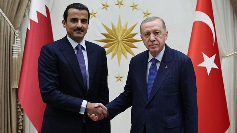 Cumhurbaşkanı Erdoğan, Katar Emiri Al Sani ile telefonda görüştü - Resim : 1