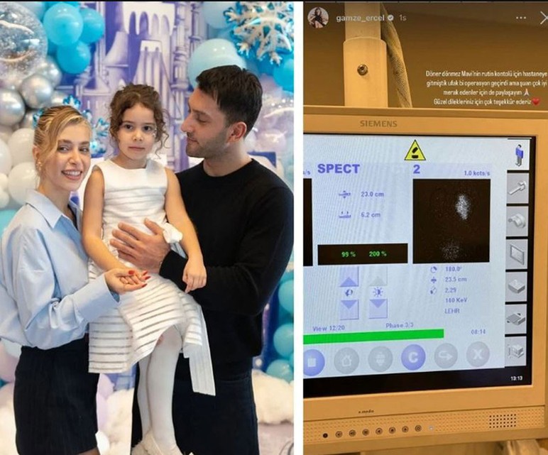 Hande Erçel'in yeğeni Mavi operasyon geçirdi! Gamze Erçel son durumu paylaştı - Resim : 2