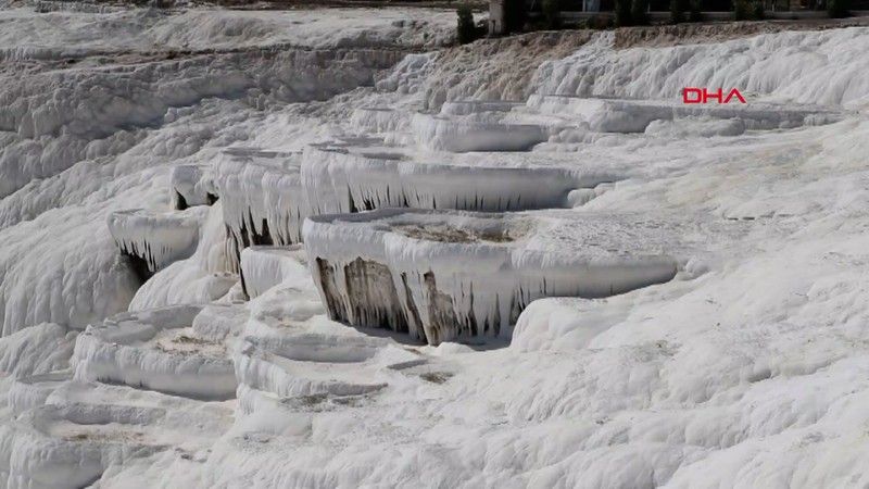 UNESCO Dünya Miras Listesi'ndeki Pamukkale tüm zamanların rekorunu kırdı