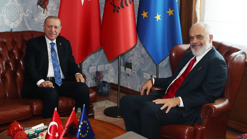 Cumhurbaşkanı Erdoğan, Arnavutluk Başbakanı Rama ile görüştü
