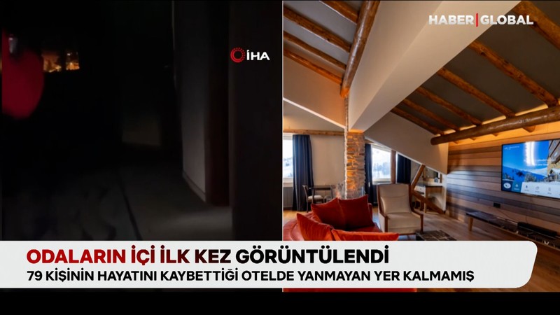 Odaların içi ilk kez görüntülendi: Otelde yanmayan yer kalmamış!