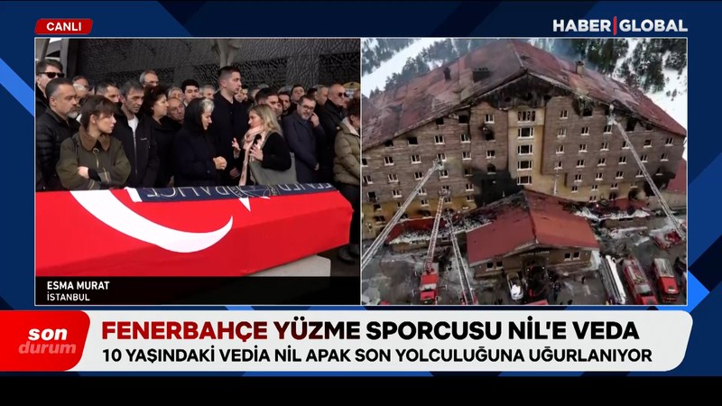 Fenerbahçe yüzme sporcusu Nil'e veda