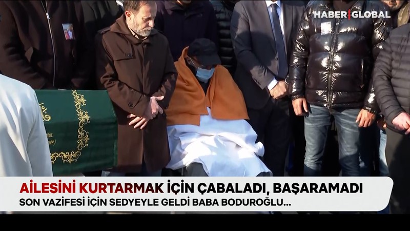 Bolu’daki yangında ailesini kurtarmak için çabaladı başaramadı, son vazifesine sedyeyle geldi