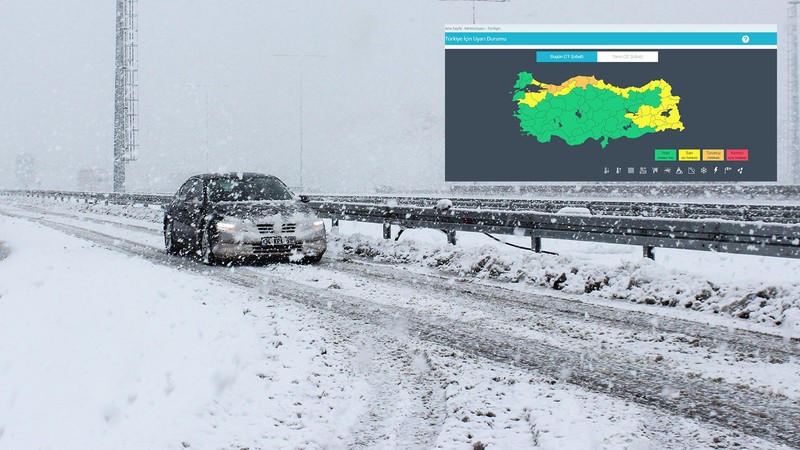 Tüm Türkiye kar ve tipi teyakkuzunda!