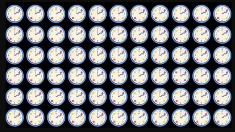 40 yıllık saatçileri bile zorluyor! Resimdeki farklı saati sadece gerçek dâhiler 6 saniyede buluyor