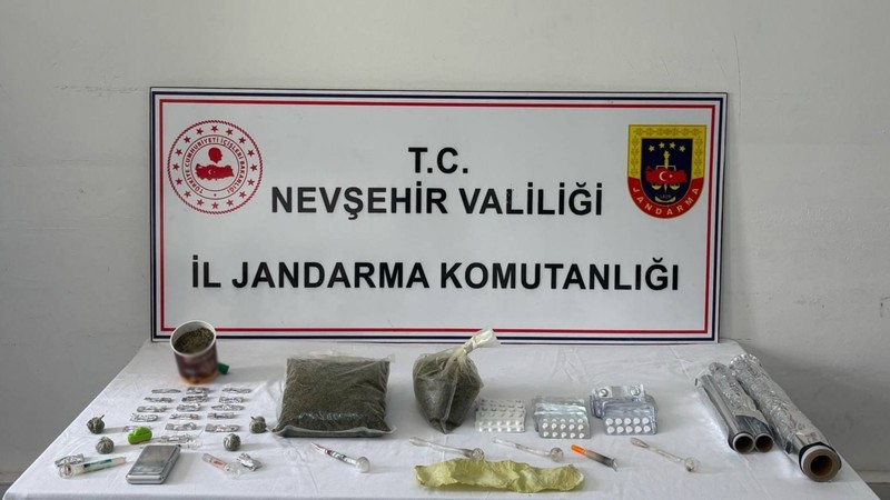 Nevşehir'de silah ve uyuşturucu operasyonu