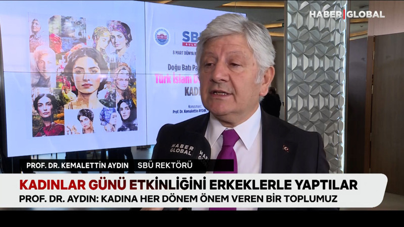 Kadınlar Günü etkinliğini erkeklerle yaptılar