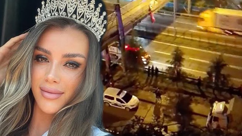 Avrupa Güzeli mankenin feci sonu... Giresun'da polisten kaçtı, üst geçitten düşüp can verdi