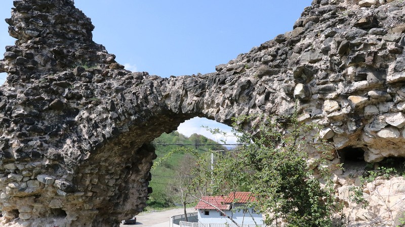 Düzce'de tarihi kalıntıya büyük ilgi