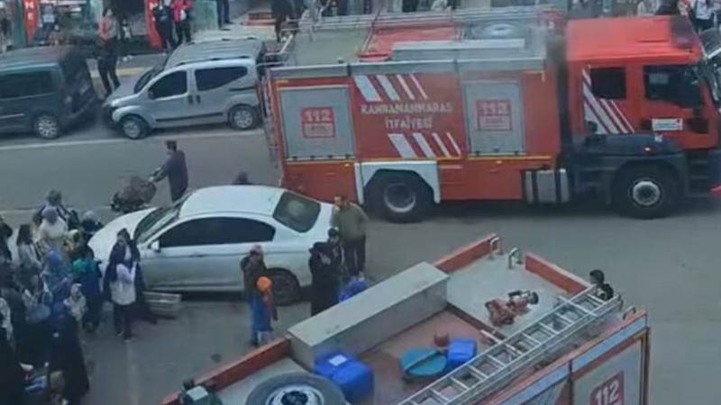 Hastanede yangın paniği