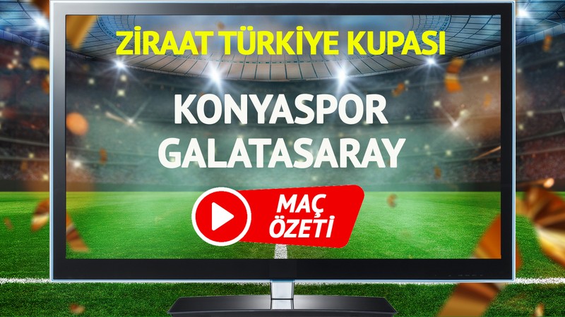 MAÇ ÖZETİ | Konyaspor Galatasaray Maçı