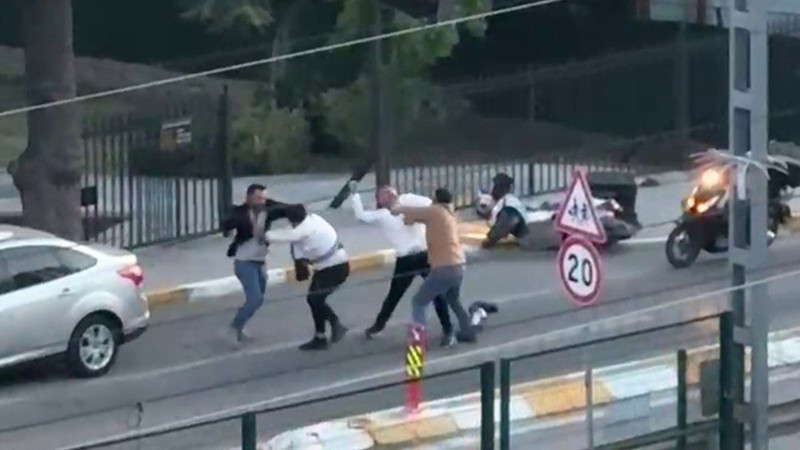 Pendik'te yol kavgası!