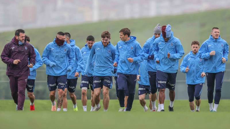 Trabzonspor, Galatasaray maçının hazırlıklarını sürdürdü