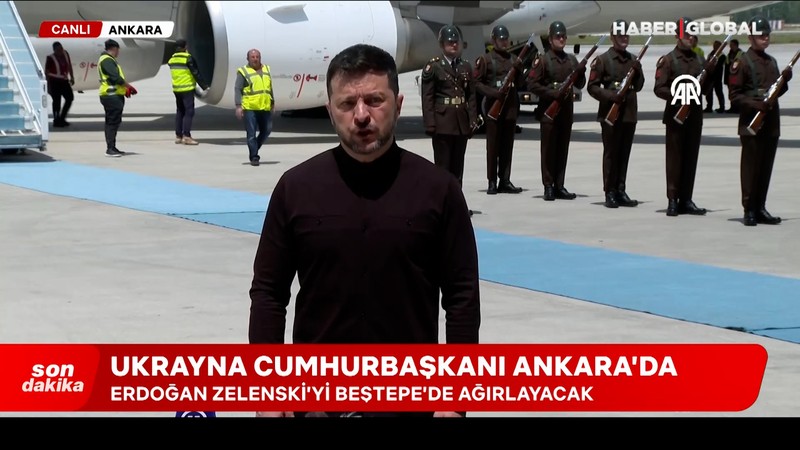 Ukrayna Cumhurbaşkanı Zelenski Ankara’da