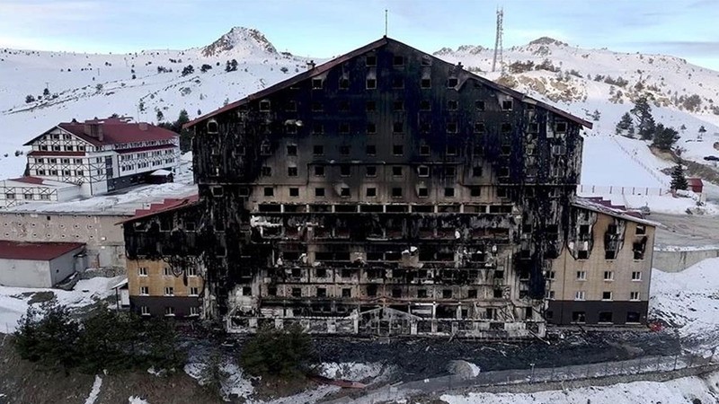 Grand Kartal Otel'le ilgili "yangın güvenliği raporu"nun başvuru ve iptal süreci iddianamede