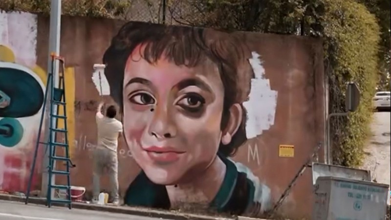 Azerbaycanlı ressam Abdullayev, öldürülen Minguzzi'nin portresini yaptı
