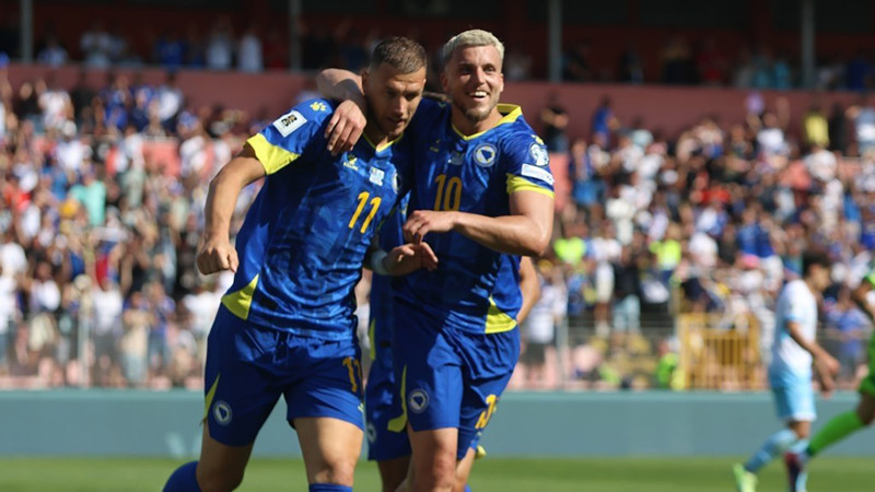Dzeko, Bosna Hersek'i galibiyete taşıdı