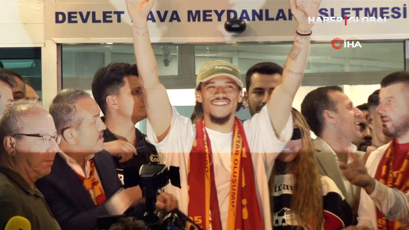 Galatasaray'ın yeni yıldızı Leroy Sane İstanbul'da