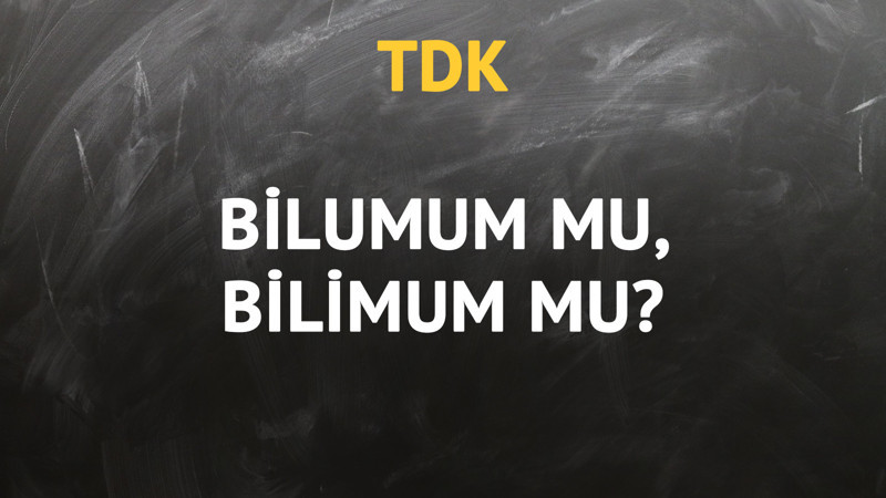 TDK'ya göre bilumum kelimesi nasıl yazılır?