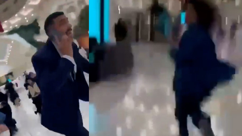 İran saldırısı sonrası Katar'daki panik anları kameraya yansıdı