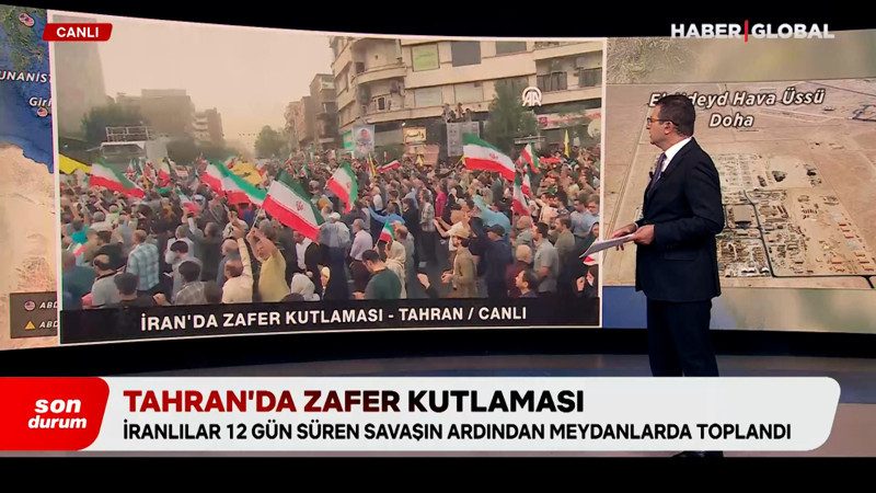 İran’da zafer kutlaması