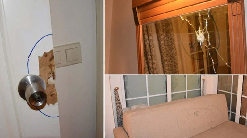 Suikast timinin saldırdığı otelde o gecenin izleri silinmedi