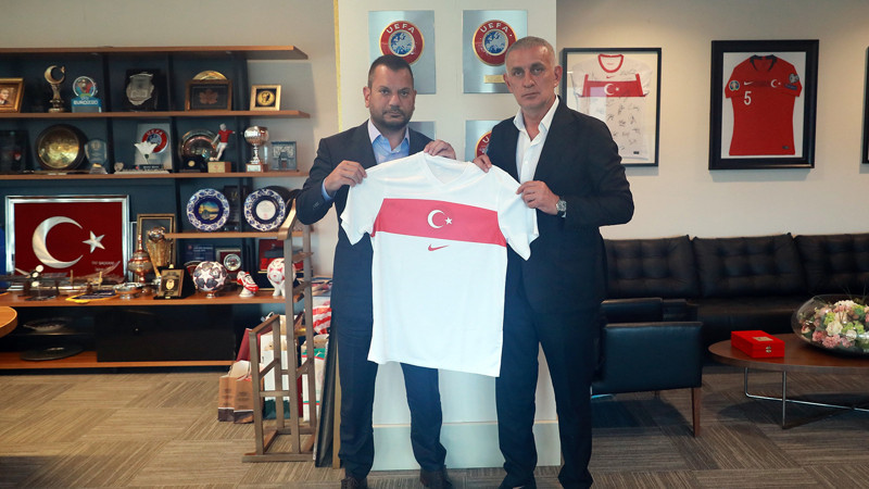 Ertuğrul Doğan'dan, TFF Başkanı Hacıosmanoğlu'na ziyaret