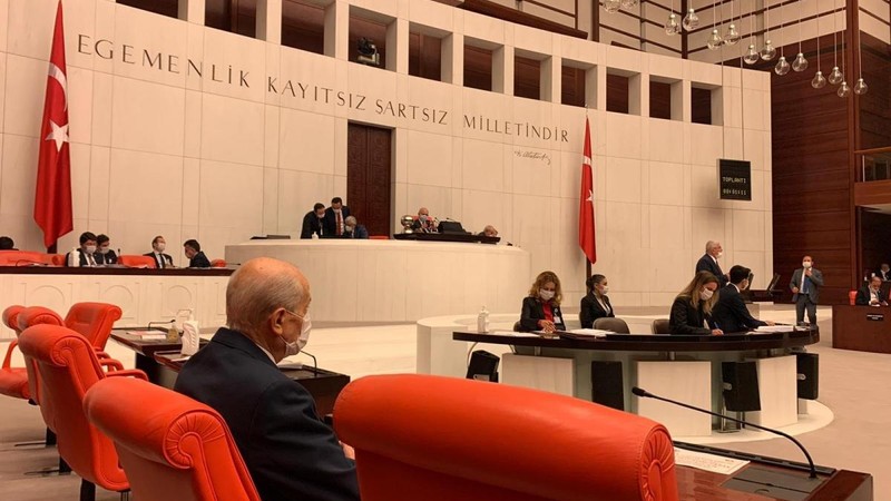 MHP Genel Başkanı Devlet Bahçeli TBMM'de