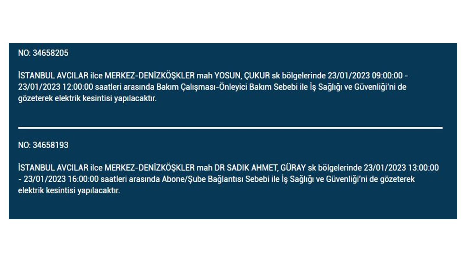 İstanbul'da elektrik kesintisi! BEDAŞ 23 Ocak Pazartesi elektrik kesintilerinin yapılacağı ilçeleri açıkladı! İşte 'elektrik kesintisi' yaşayan ilçeler - Resim: 5