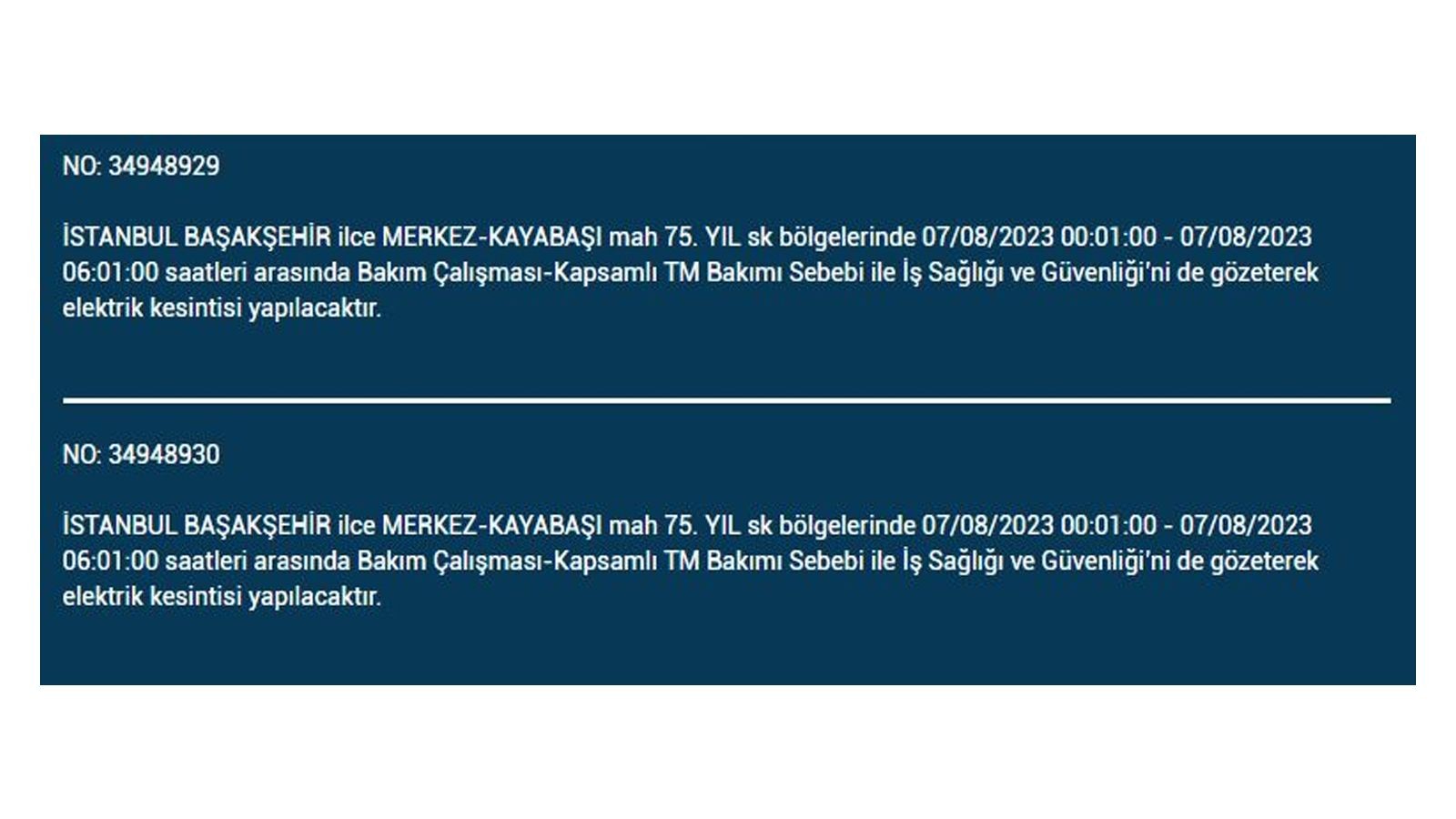 İstanbul'da elektrik kesintisi! BEDAŞ 7 Ağustos Pazartesi elektrik kesintilerinin yapılacağı ilçeleri açıkladı! İşte 'elektrik kesintisi' yaşayan ilçeler - Resim: 9